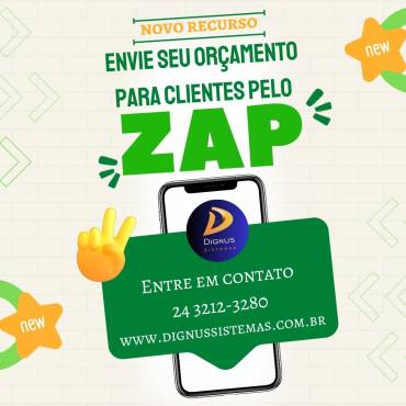 Envie seu orçamento para clientes pelo WhatsApp